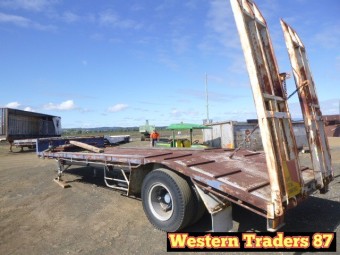 Custom Trailer with Ramps 1980 Used