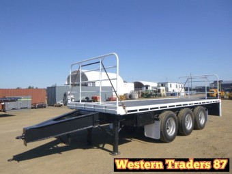 Hamelex White Flat Top Pig Trailer 2007 Used