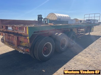 Fruehauf Flat Top Trailer 1985 Used